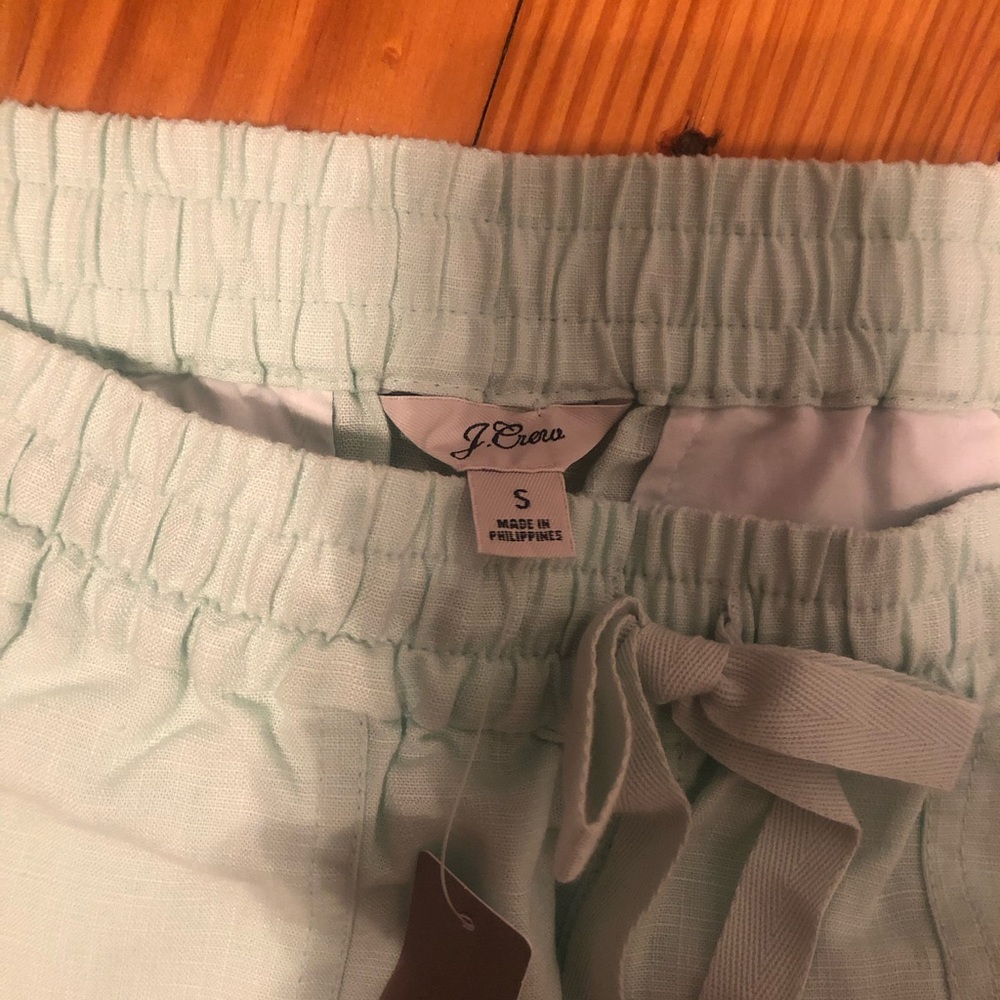 NEW W TAGS - Jcrew size small teal canvas shorts